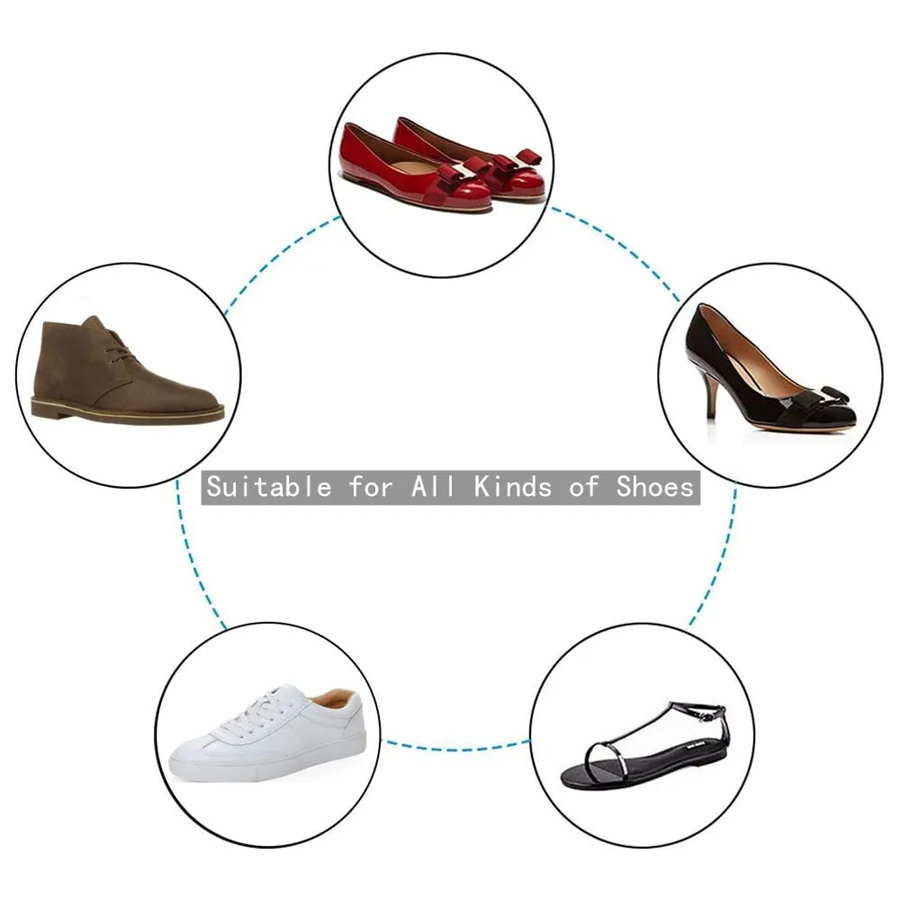 12PCS Self Adhesive Silicone Anti Slip High Heel Pads High Heel Pads Heel Inserts for Women to Prevent Blisters, Transparent