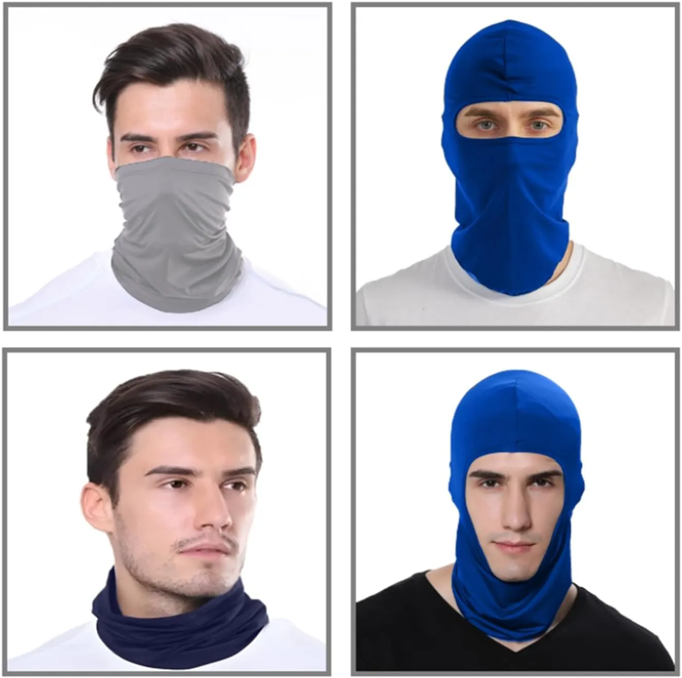 3 Pieces Balaclava Face Mask Outdoor Cycling Headgear Motorcycle Face Masks for Men and Women