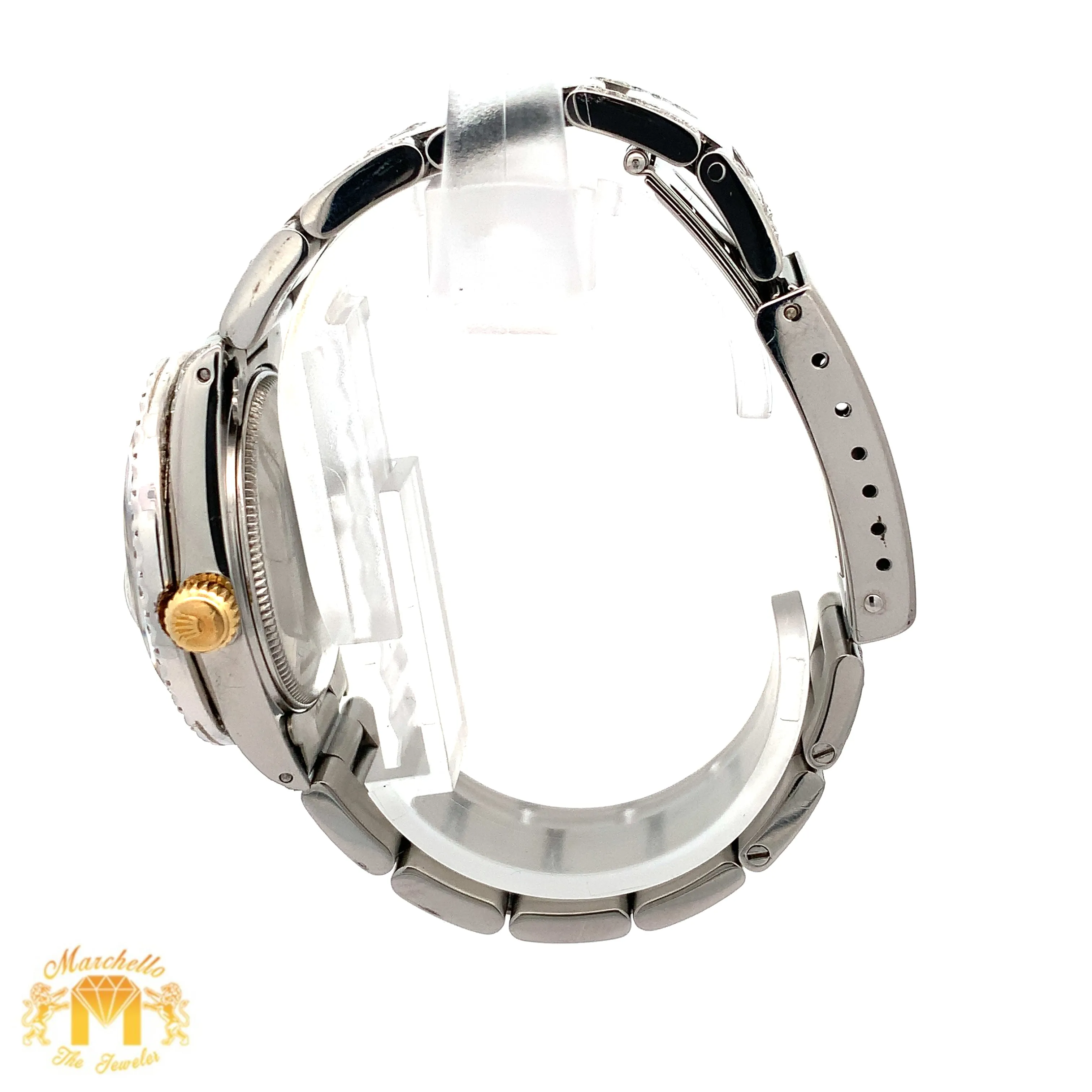 31mm Rolex Watch with Stainless Steel Oyster Diamond Bracelet