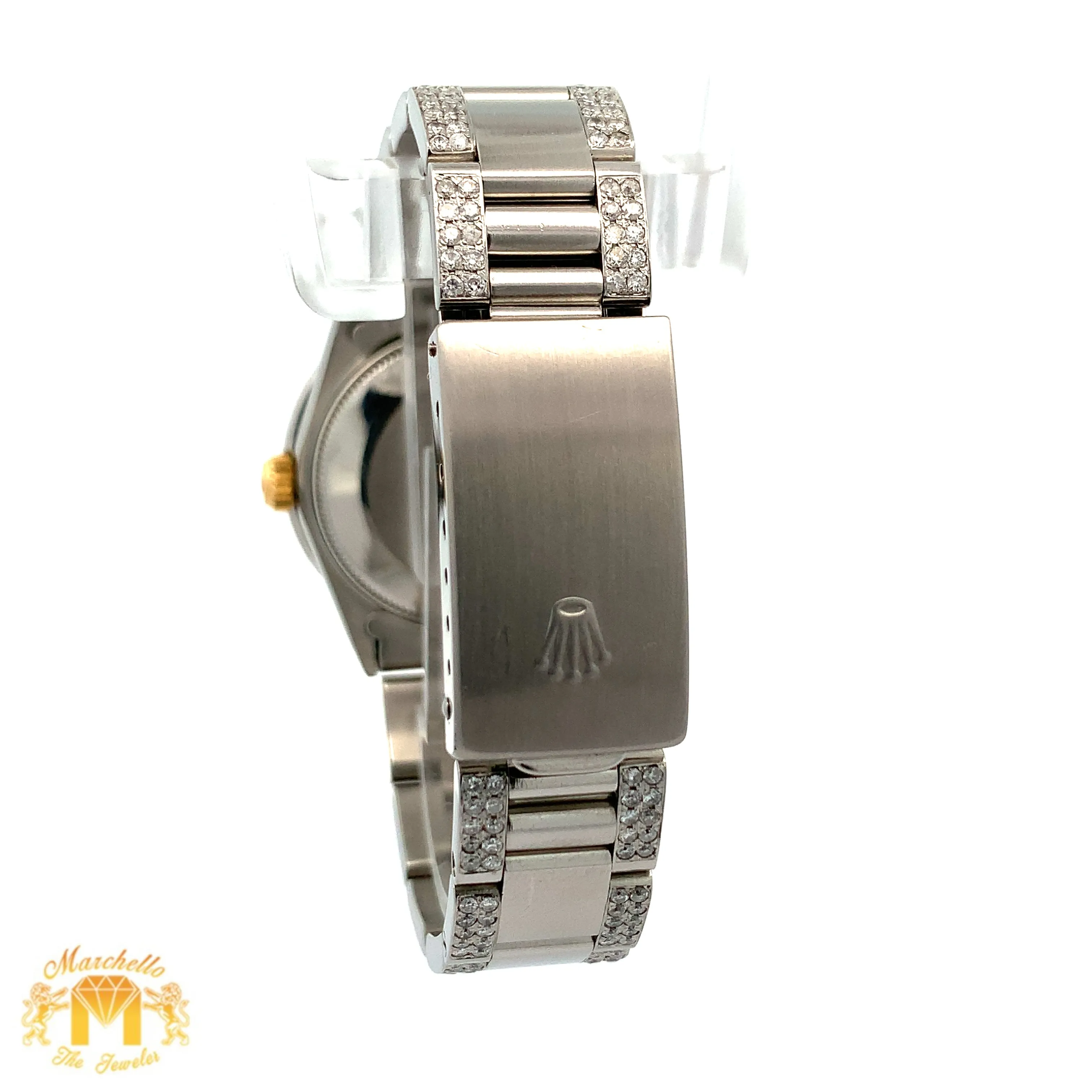 31mm Rolex Watch with Stainless Steel Oyster Diamond Bracelet