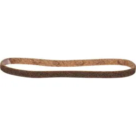 3M Abrasive Belt: 1/2" Wide, 24" Long, Aluminum Oxide