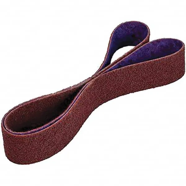 3M Abrasive Belt: 1/2" Wide, 24" Long, Aluminum Oxide