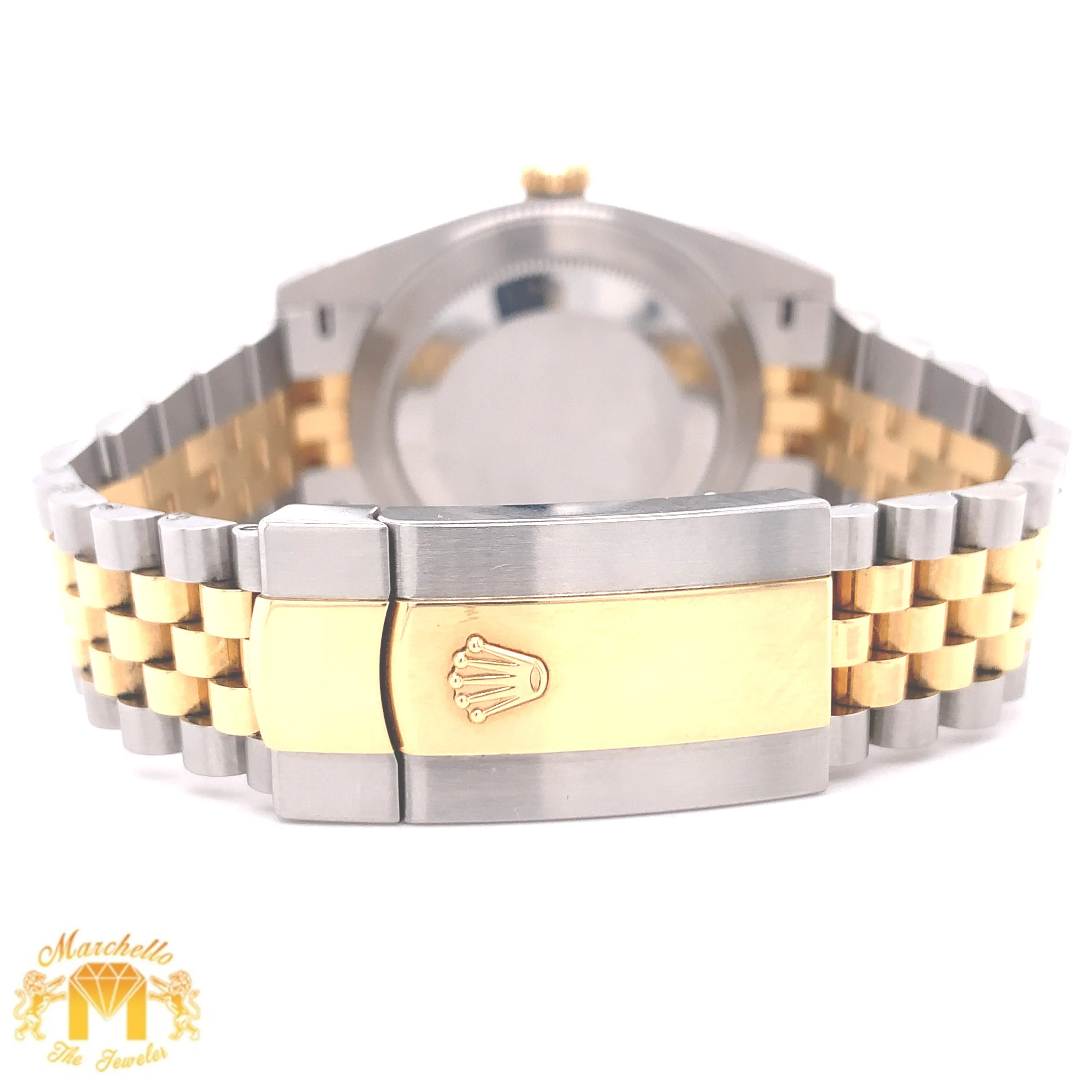 41mm Rolex Datejust 2 Watch with Two-tone Jubilee Bracelet (fluted bezel, Wimbledon dial, papers)