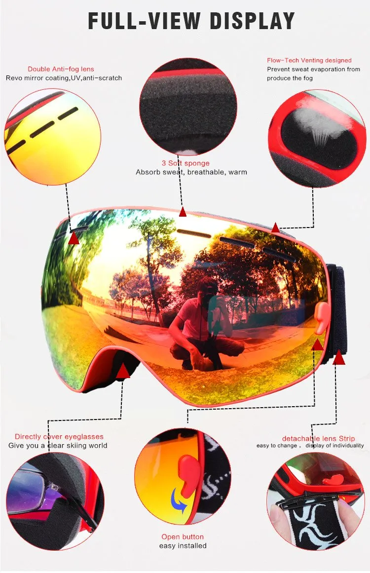 AO FUSON WOLF Cheap Snowboard Goggles