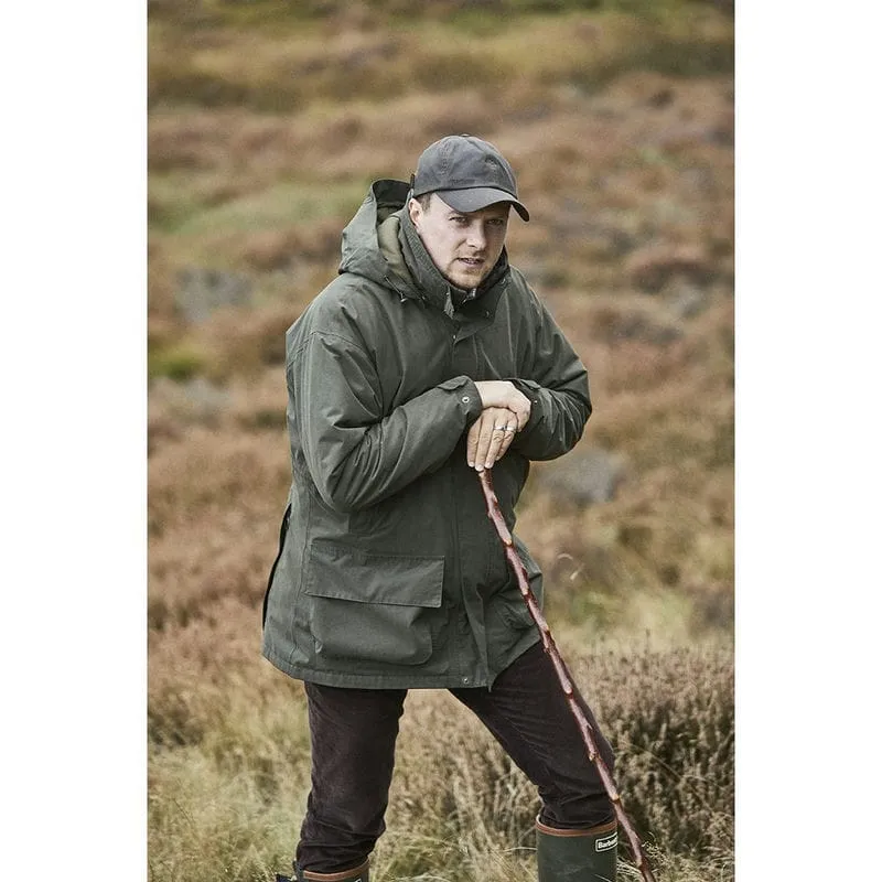 Barbour Wax Sports Cap - Sage