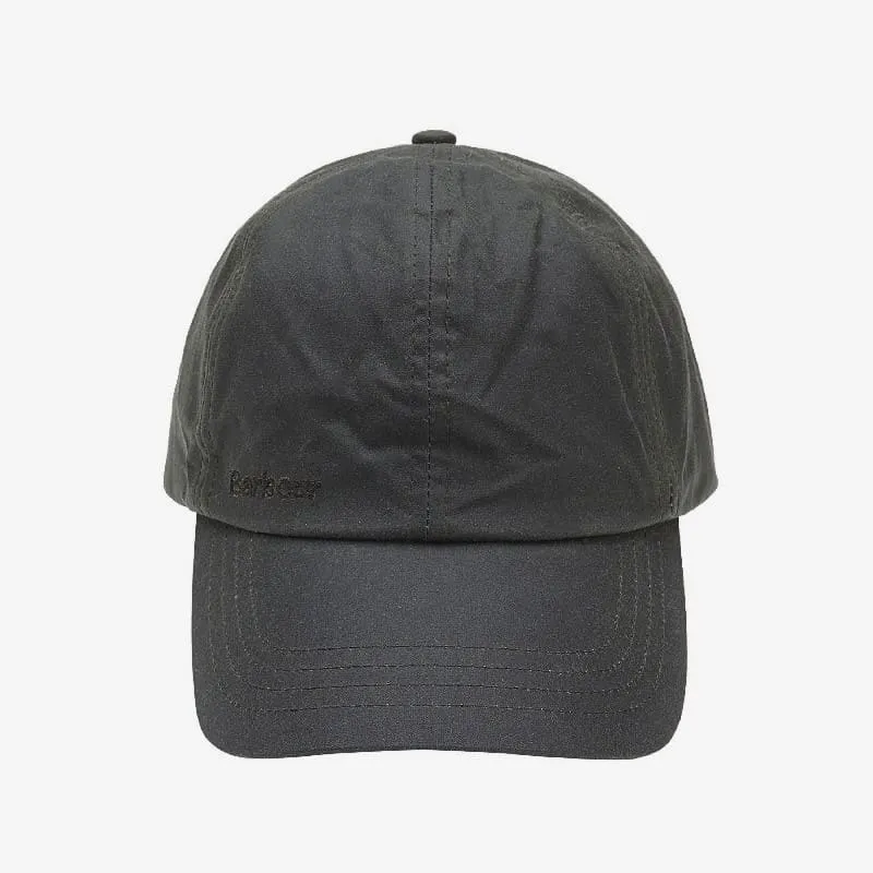 Barbour Wax Sports Cap - Sage