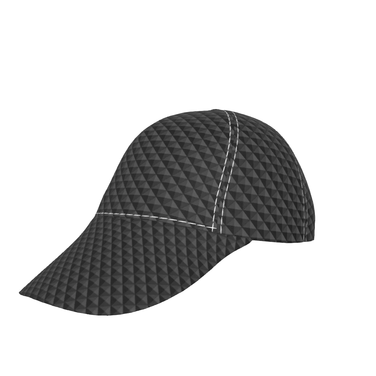 Black Carbon Peaked Cap