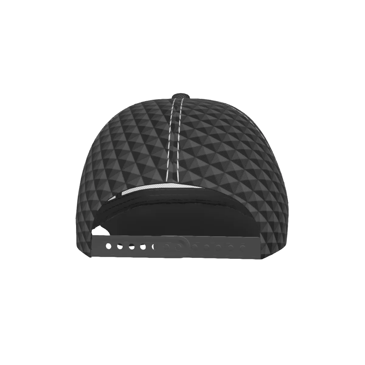 Black Carbon Peaked Cap