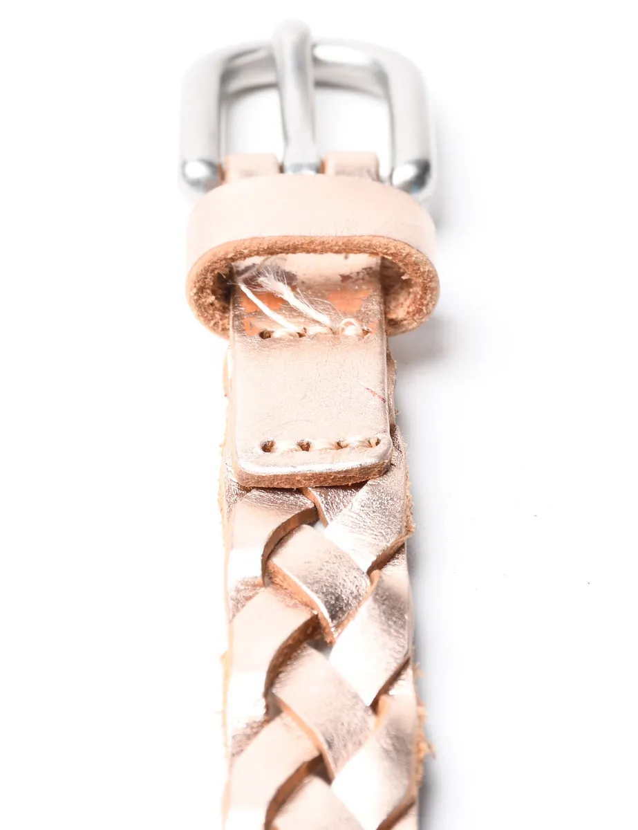 Bronze Woven Belt - L