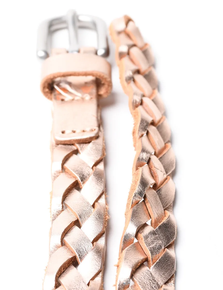 Bronze Woven Belt - L