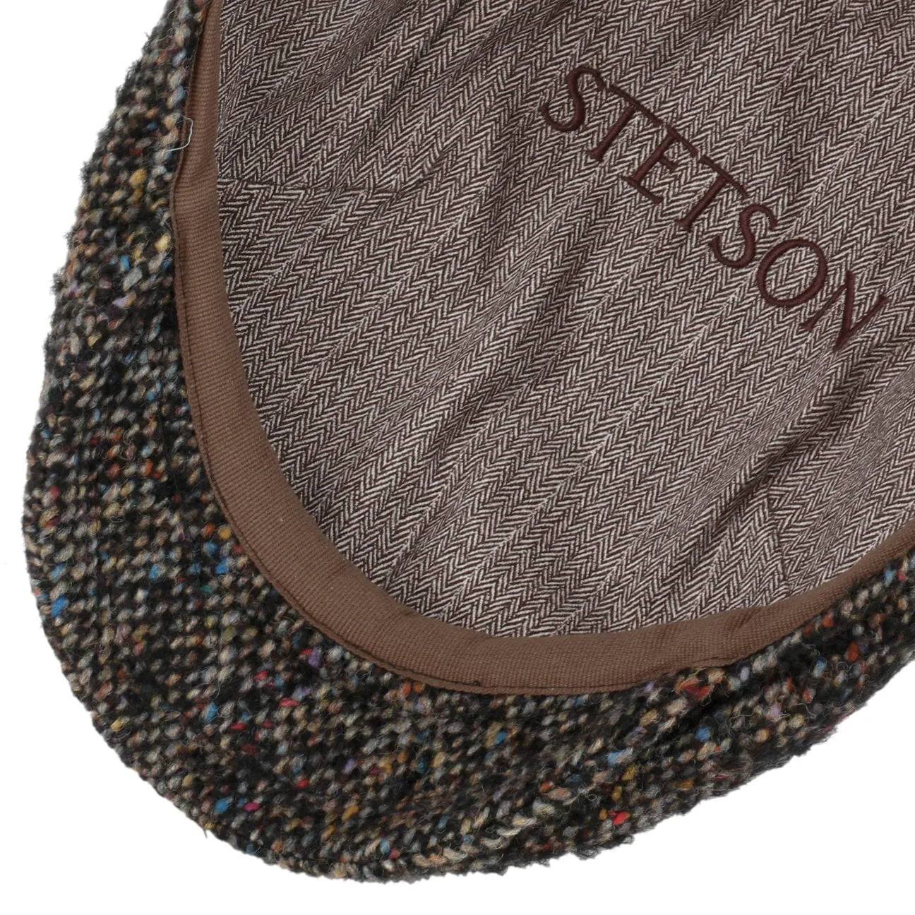 Colour Dots Flat Cap by Stetson