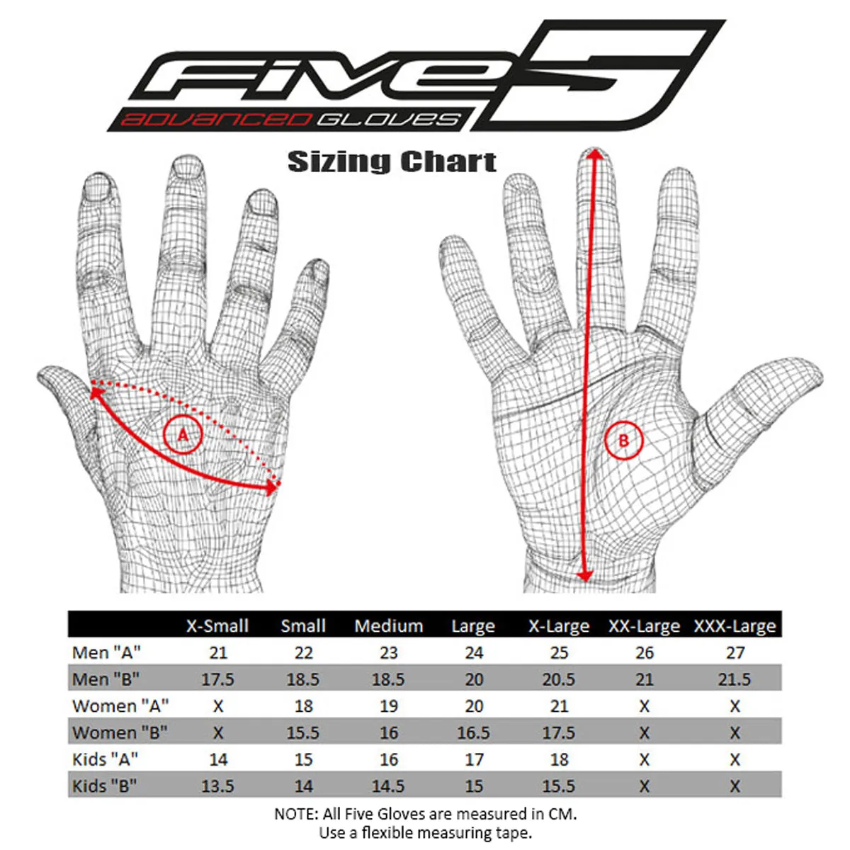 Five WFX Prime GTX Gloves