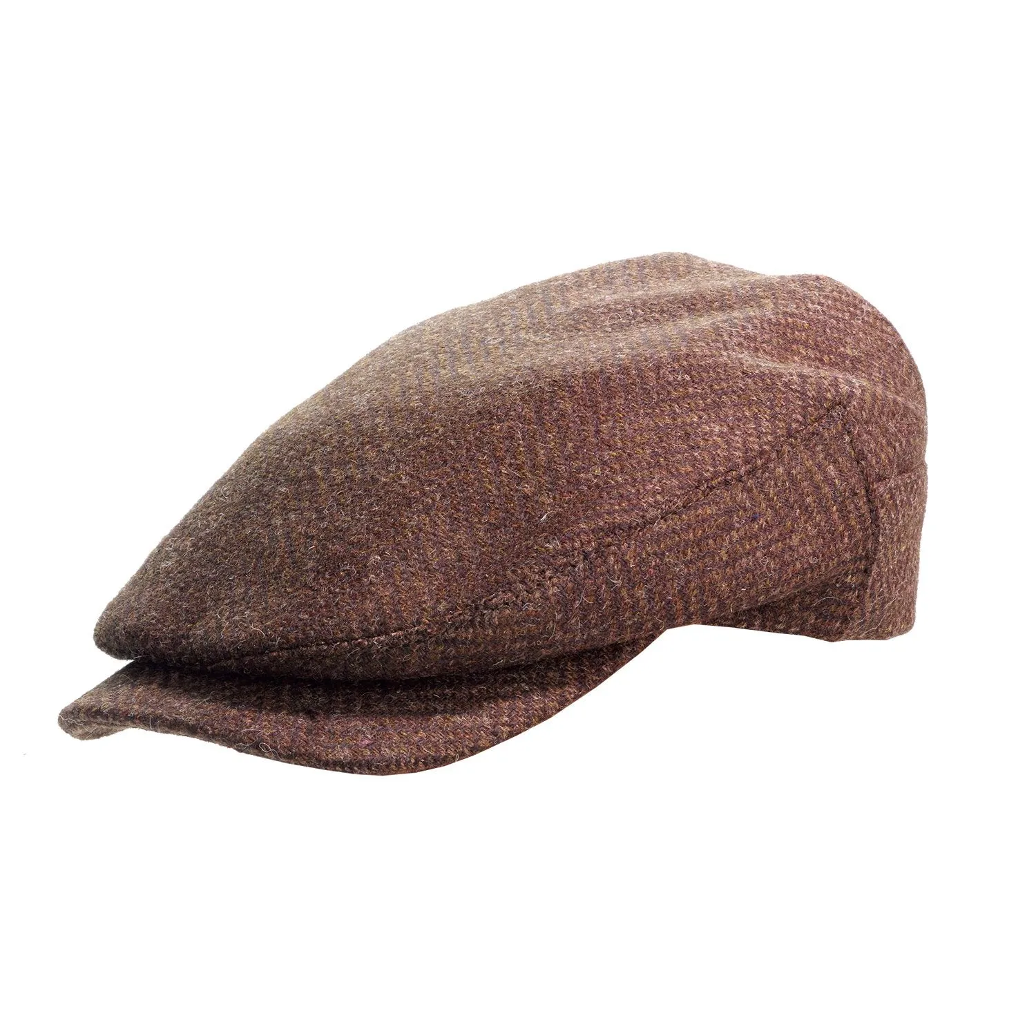 Herringbone Tweed Sicilian Cap