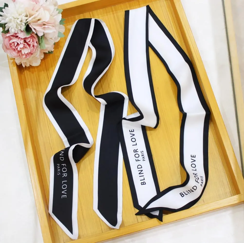 JERLA 100% Mulberry silk Scarf bag scarf Head Hair Ribbon Handbag Handle wrap Tie Bundle Scarf Neckerchief Scarf for women