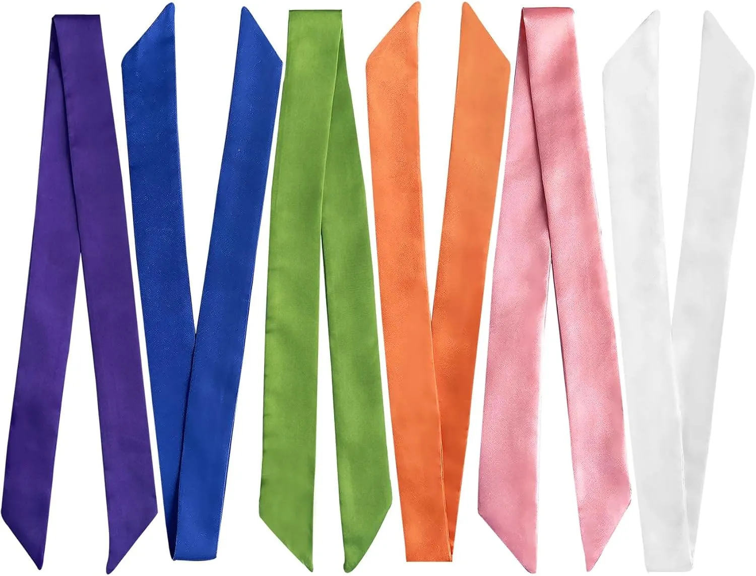 kcctoo Shiny Bag Scarfs for Women Handbag Handle Band Hair Neck Scarves Fashion Gifts
