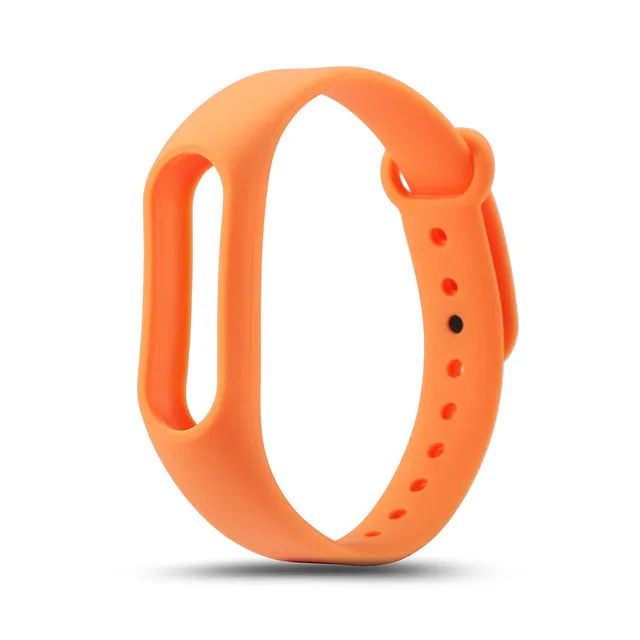 LEMDIOE Multicolor Silicone Wrist Band Bracelet Wrist Strap Replacement for Miband 2 Xiaomi Mi band 2 Smart Band