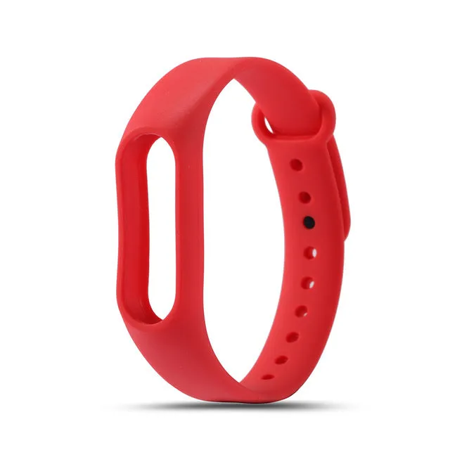 LEMDIOE Multicolor Silicone Wrist Band Bracelet Wrist Strap Replacement for Miband 2 Xiaomi Mi band 2 Smart Band