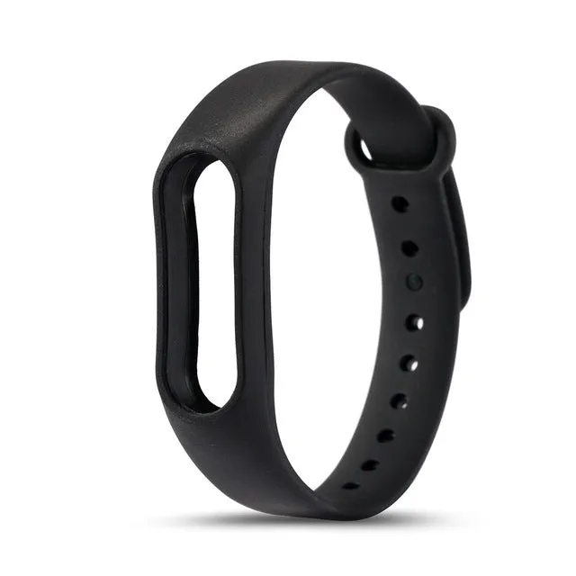 LEMDIOE Multicolor Silicone Wrist Band Bracelet Wrist Strap Replacement for Miband 2 Xiaomi Mi band 2 Smart Band