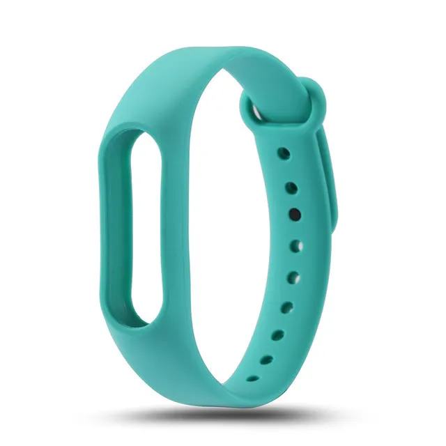 LEMDIOE Multicolor Silicone Wrist Band Bracelet Wrist Strap Replacement for Miband 2 Xiaomi Mi band 2 Smart Band