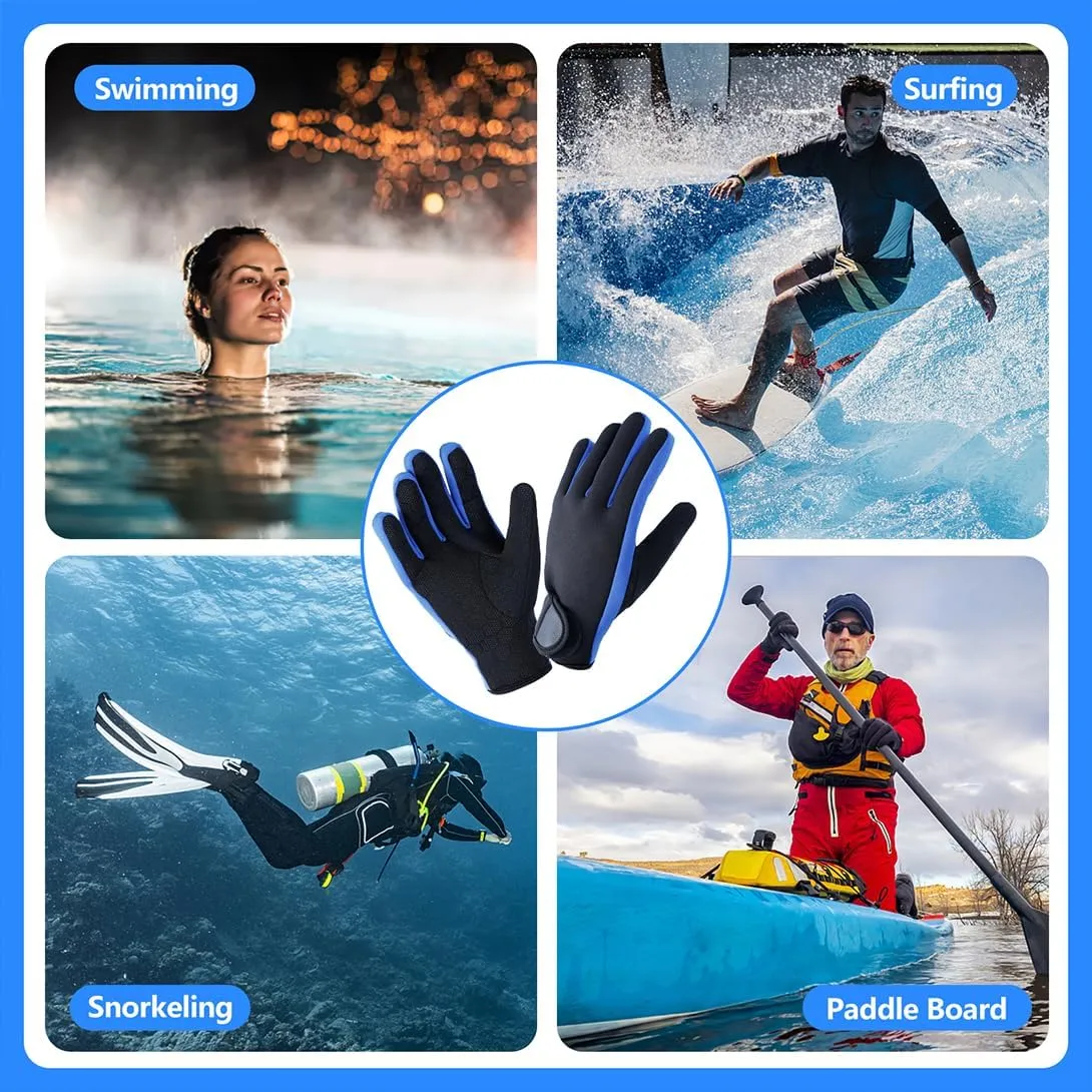 Micosuza Neoprene 1.5mm Five Finger Dive Gloves