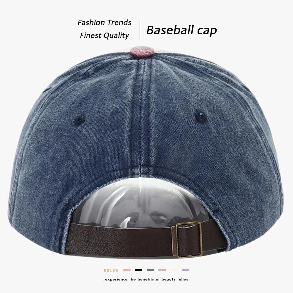 New York Motorcycle Printed Peaked Cap