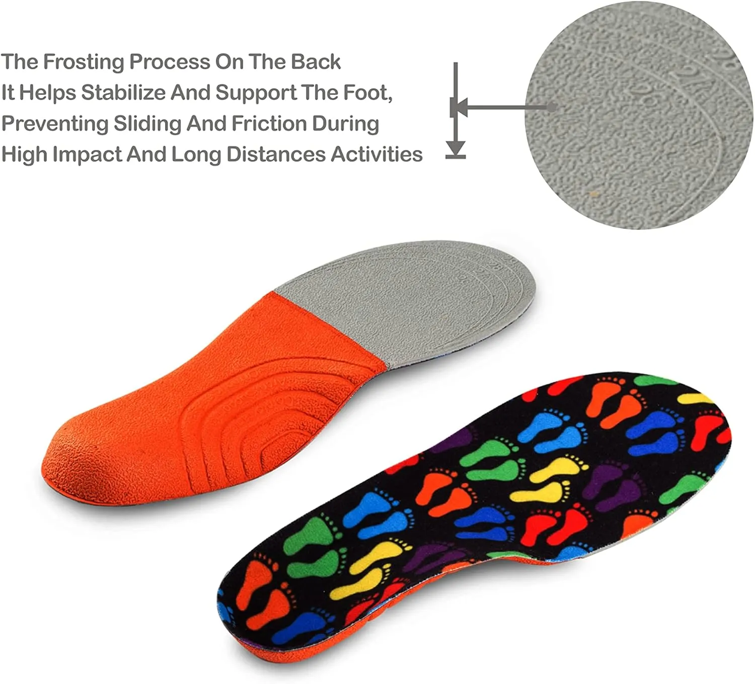 Orthotics Insole Kids - Orthotic Shoes Inserts for Flat Feet and Arch Support (Toddler 5-7.5)