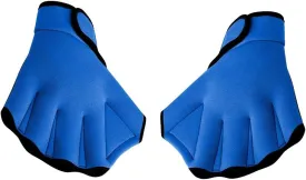 Pair of Aquatic Fitness Swim Training Gloves Water Resistance Training Aqua Fit Webbed Gloves