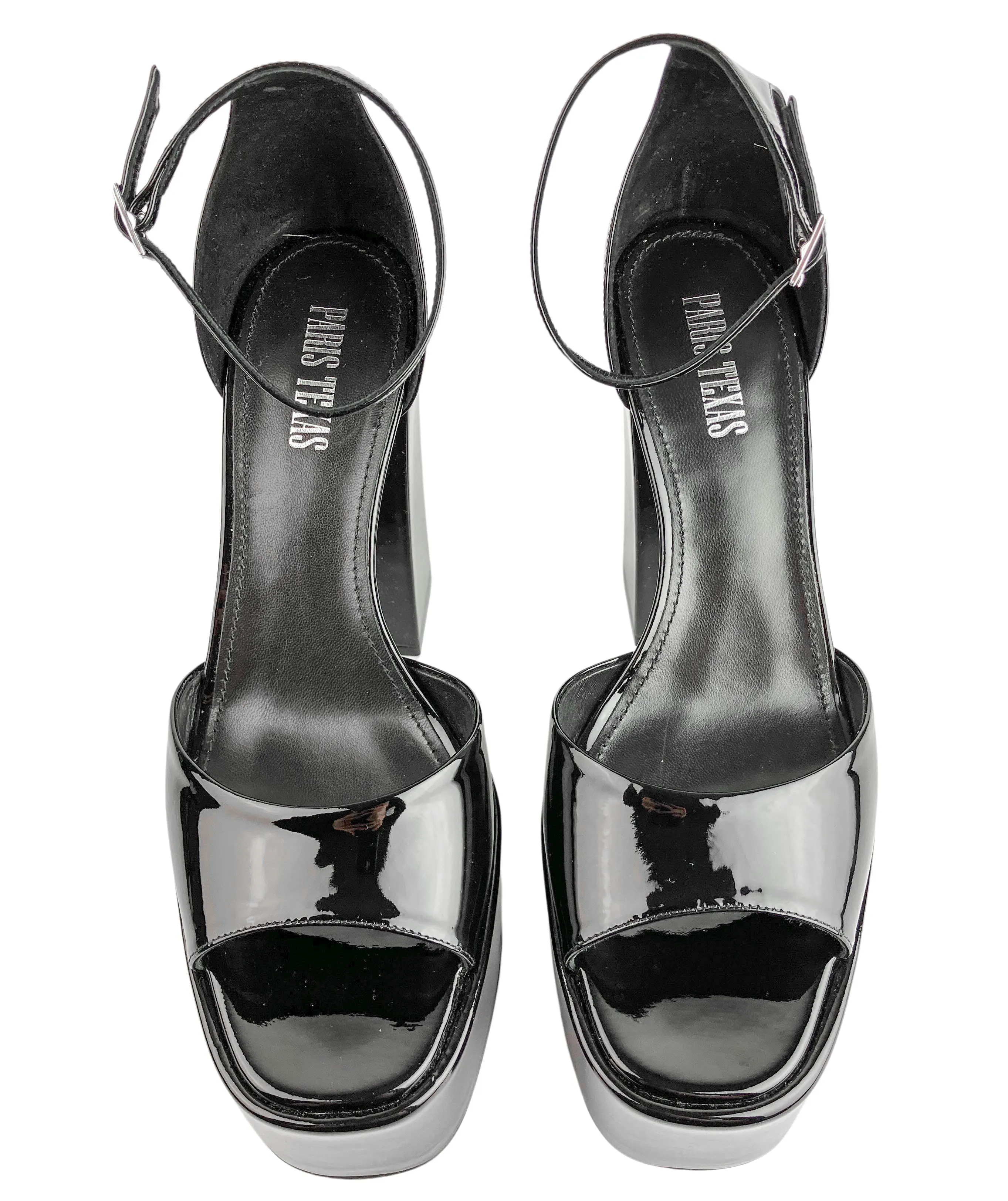 Paris Texas Tatiana Platform Sandals in Black Patent Leather