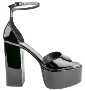 Paris Texas Tatiana Platform Sandals in Black Patent Leather