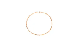 Plated Clavicle Chain Necklace Gold 50cm