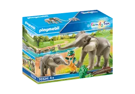 Playmobil Family Fun Elephant Habitat
