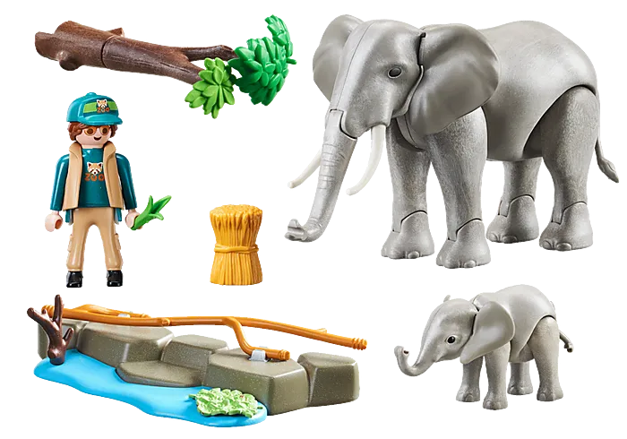 Playmobil Family Fun Elephant Habitat