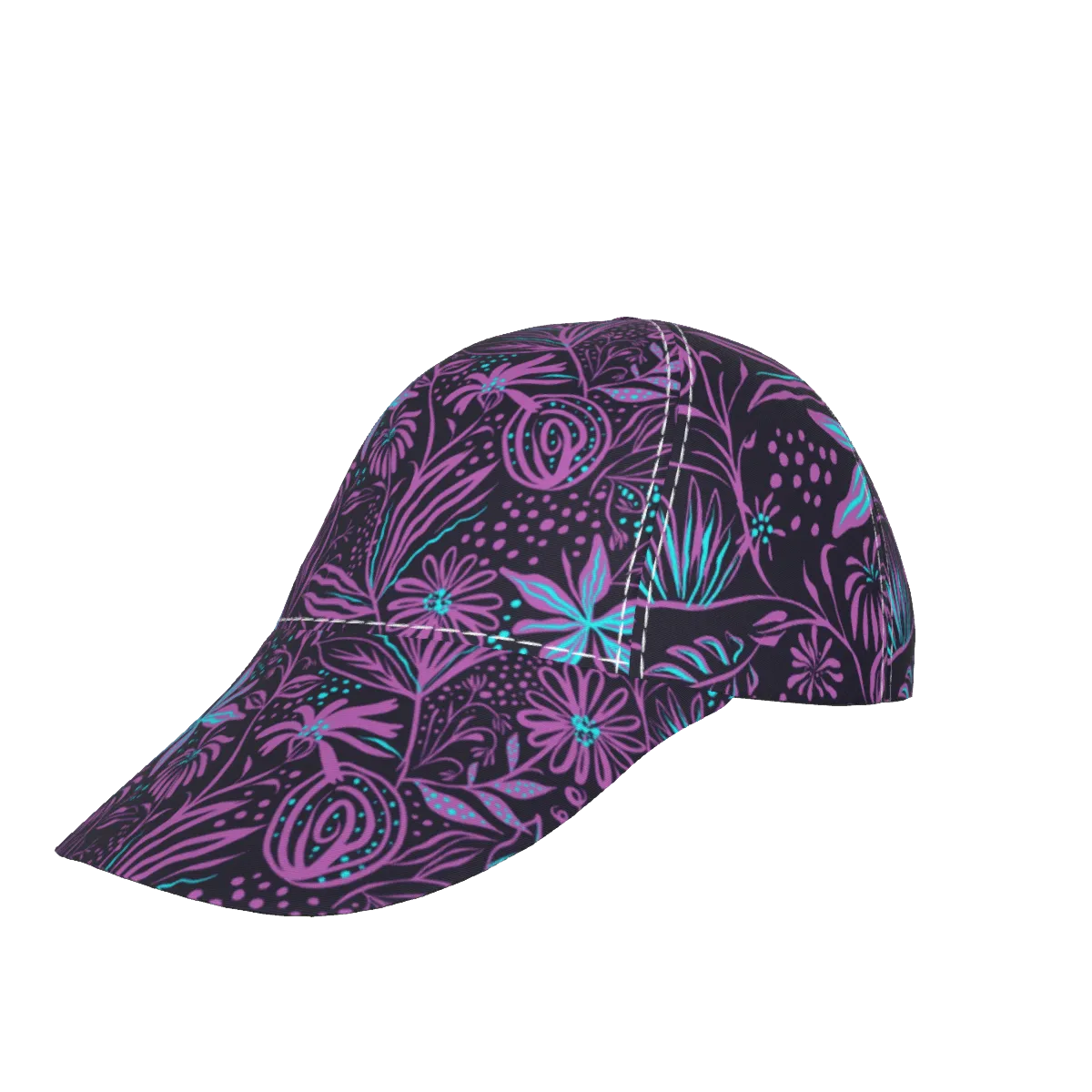 Purple Sheets Peaked Cap