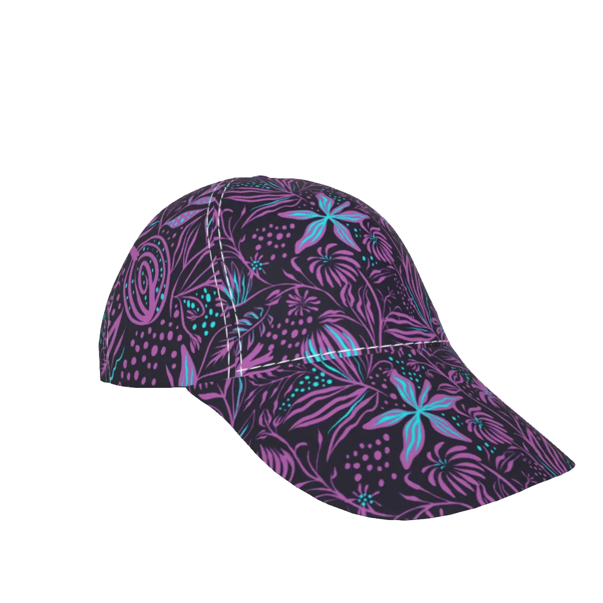 Purple Sheets Peaked Cap