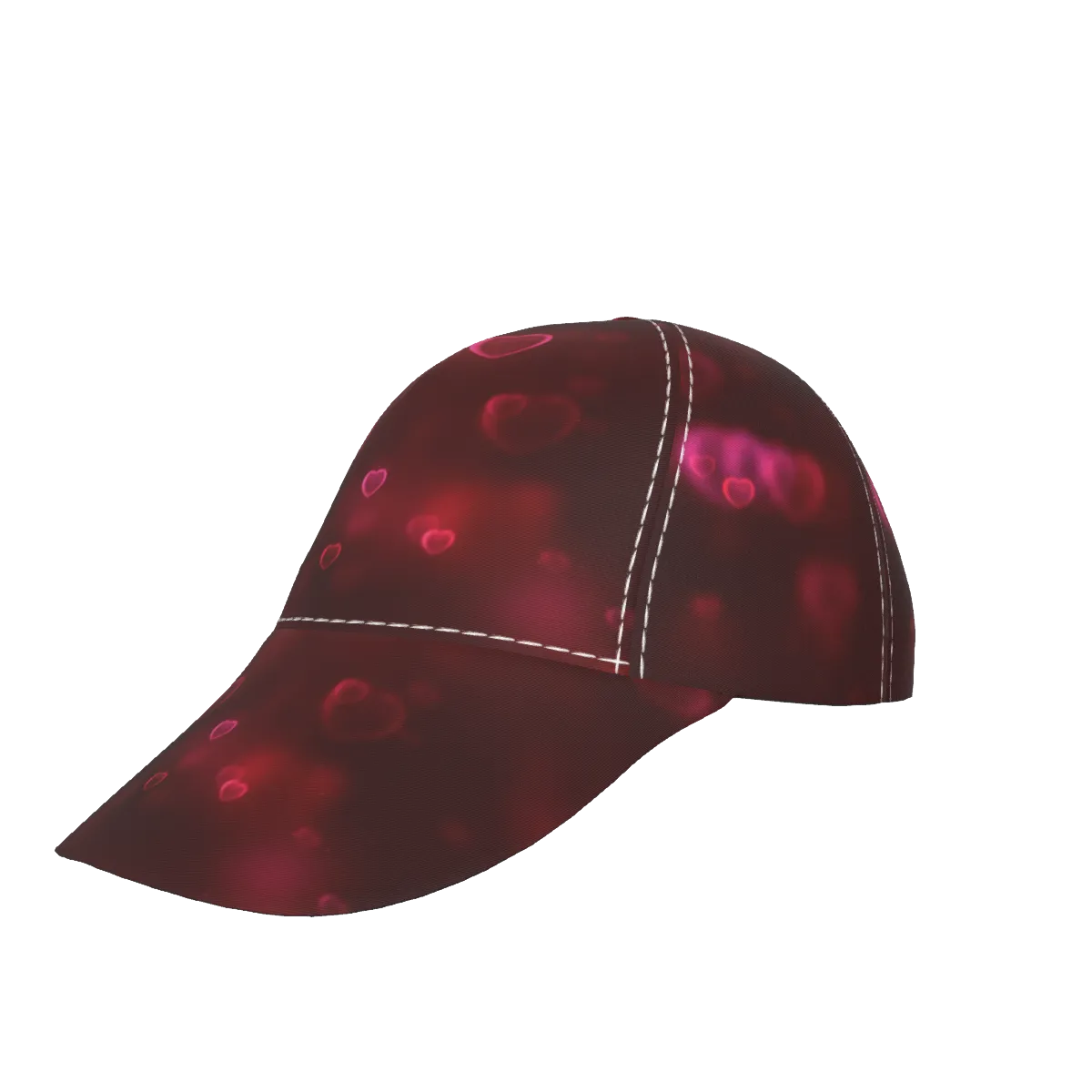 Red Heart Peaked Cap
