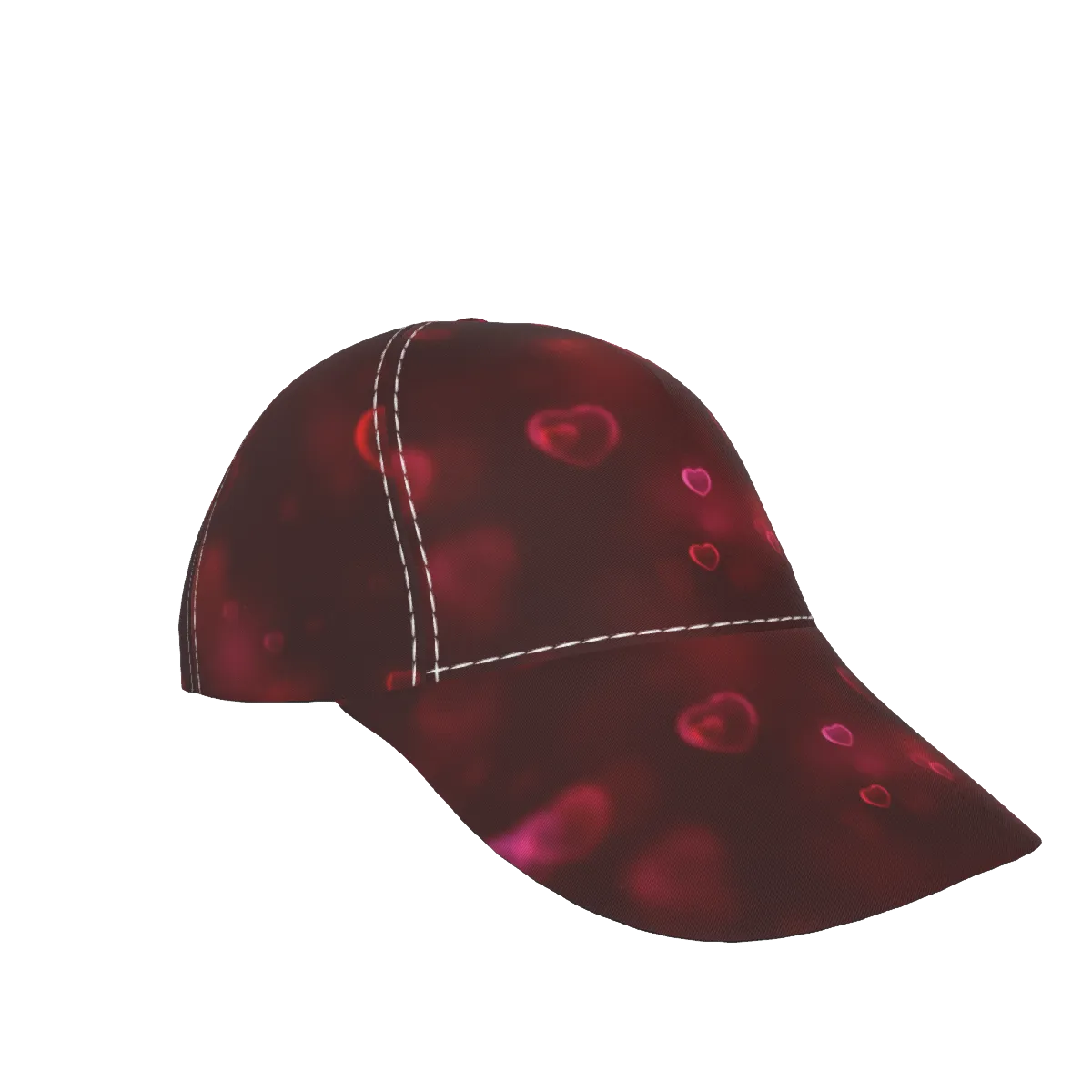 Red Heart Peaked Cap