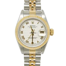 Rolex Datejust 69173 Ivory Pyramid Roman