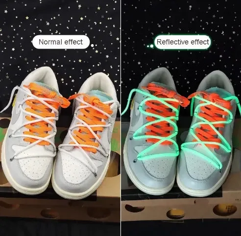 Round Luminous Fluorescent Shoelaces Glow In The Dark Night Color Shoelace Sports Canvas Shoe Lace Adult Children Shoe Laces New