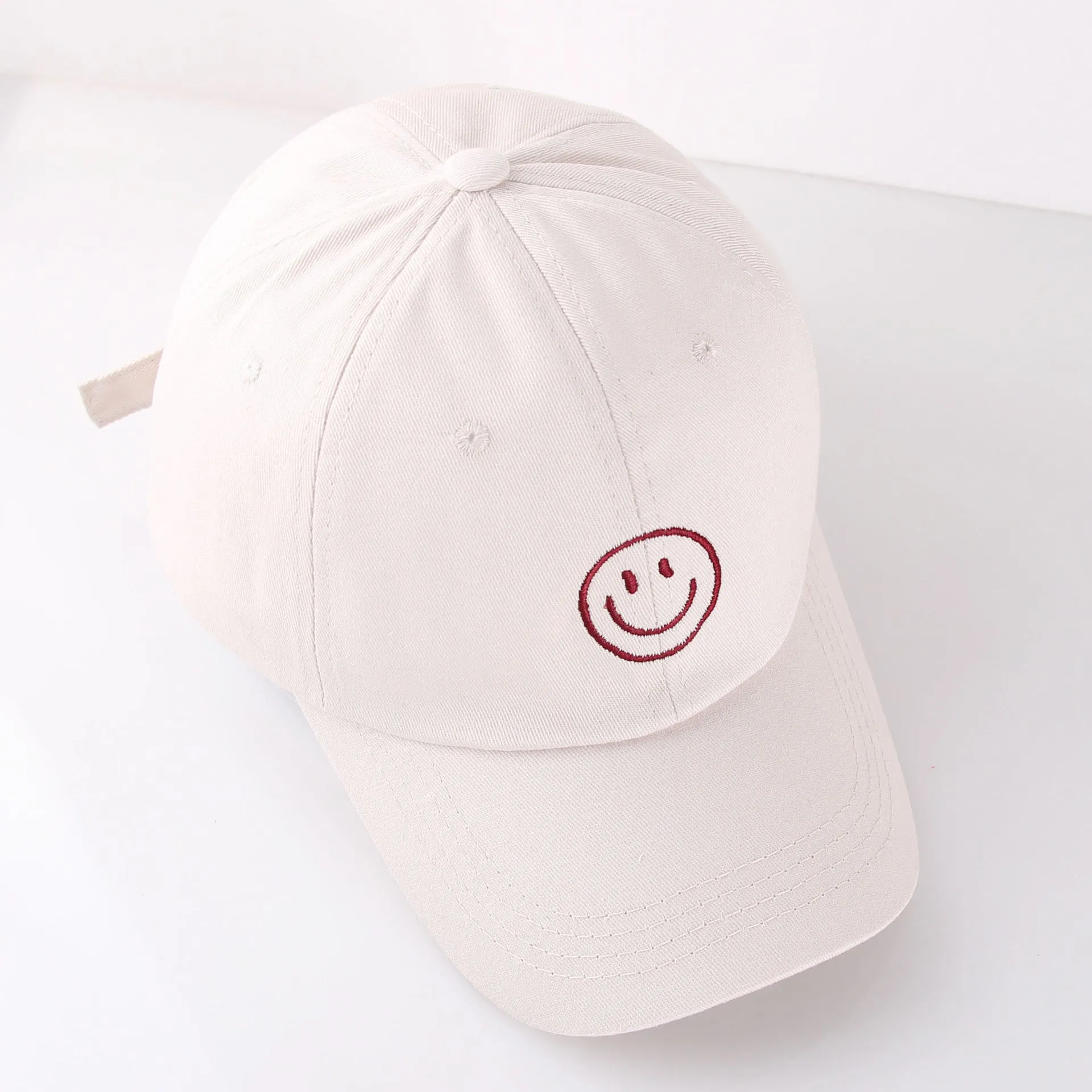 Smiley Face Cap Embroidered Baseball Cap Peaked Cap