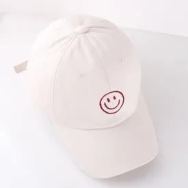 Smiley Face Cap Embroidered Baseball Cap Peaked Cap