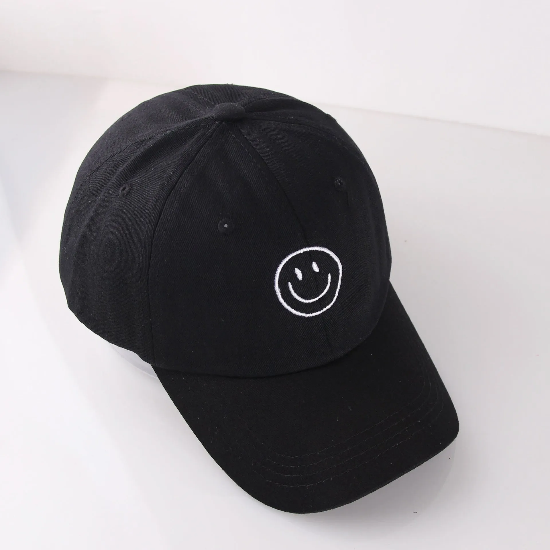 Smiley Face Cap Embroidered Baseball Cap Peaked Cap