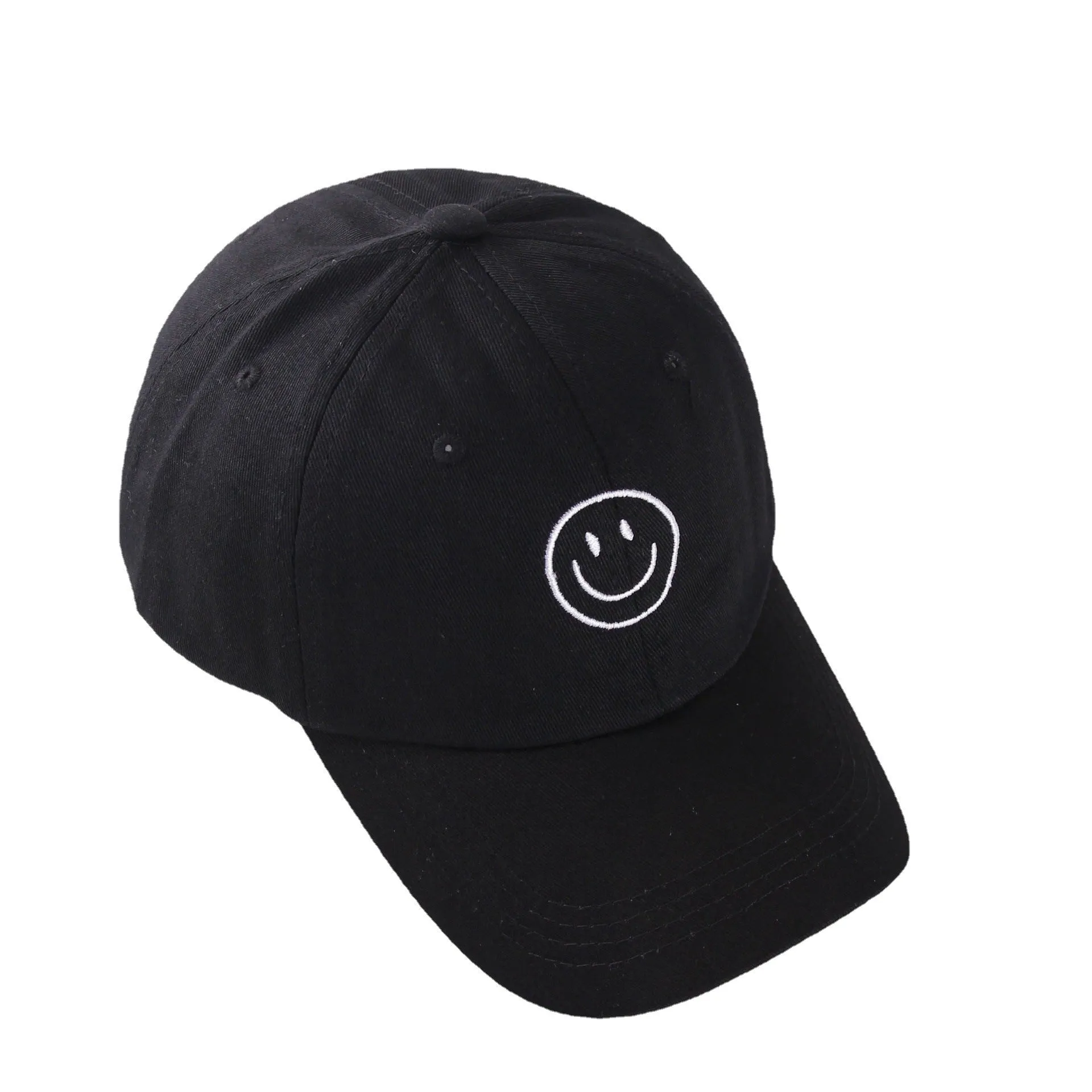 Smiley Face Cap Embroidered Baseball Cap Peaked Cap