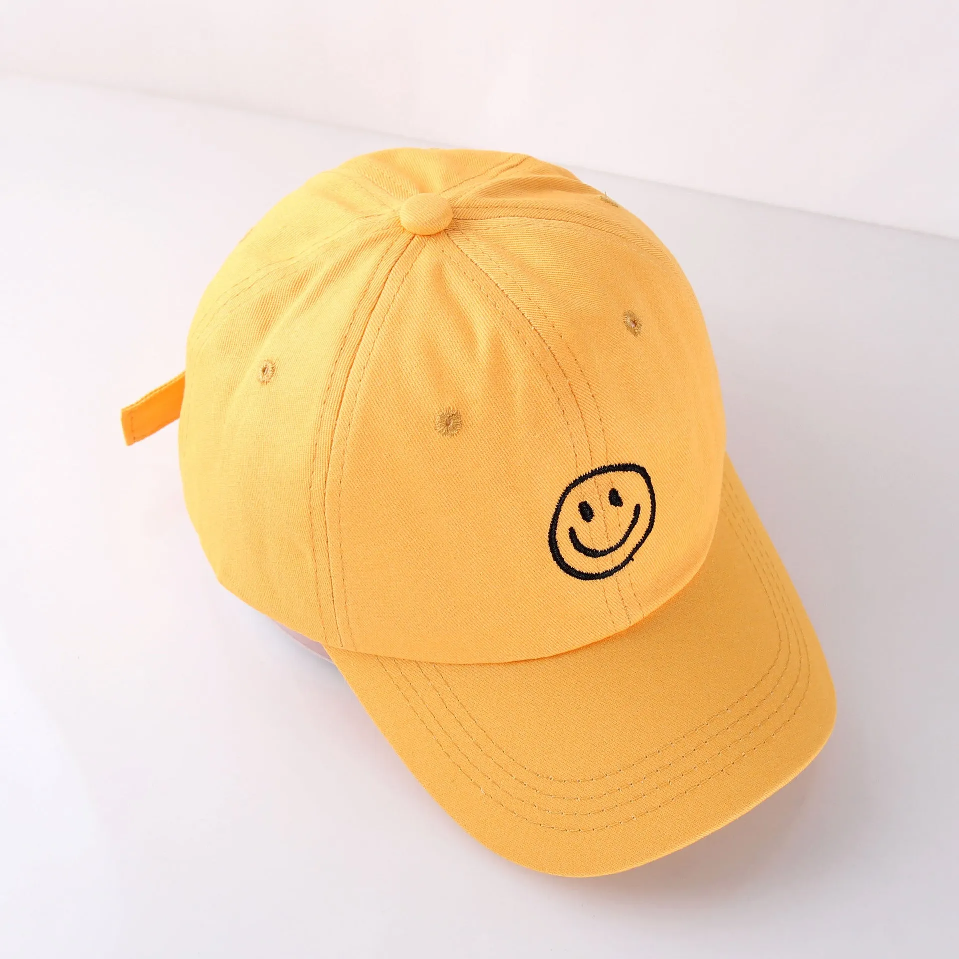 Smiley Face Cap Embroidered Baseball Cap Peaked Cap