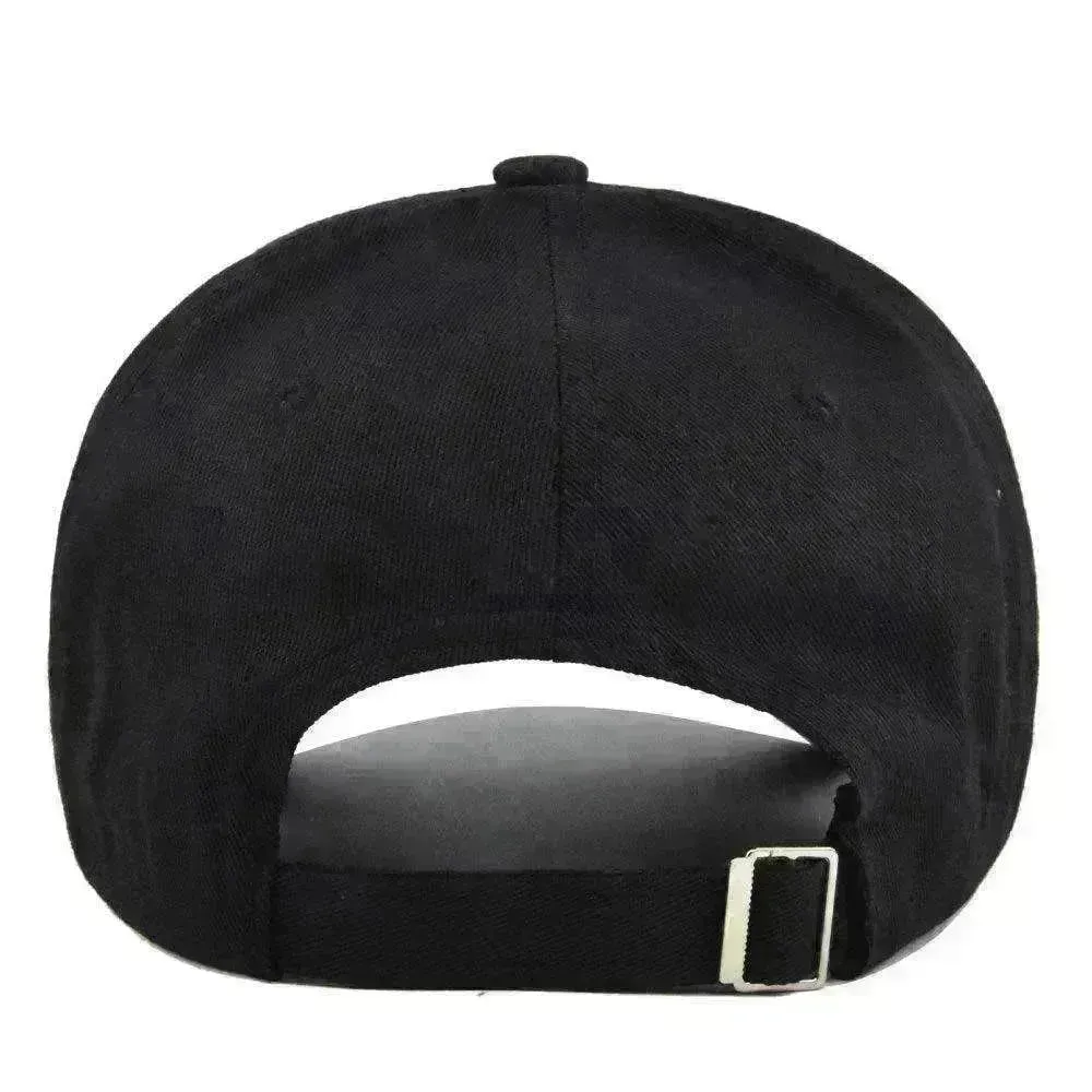 Stereo Embroidered Peaked Cap Hard Top Men's And Women's Hats Sun Hat