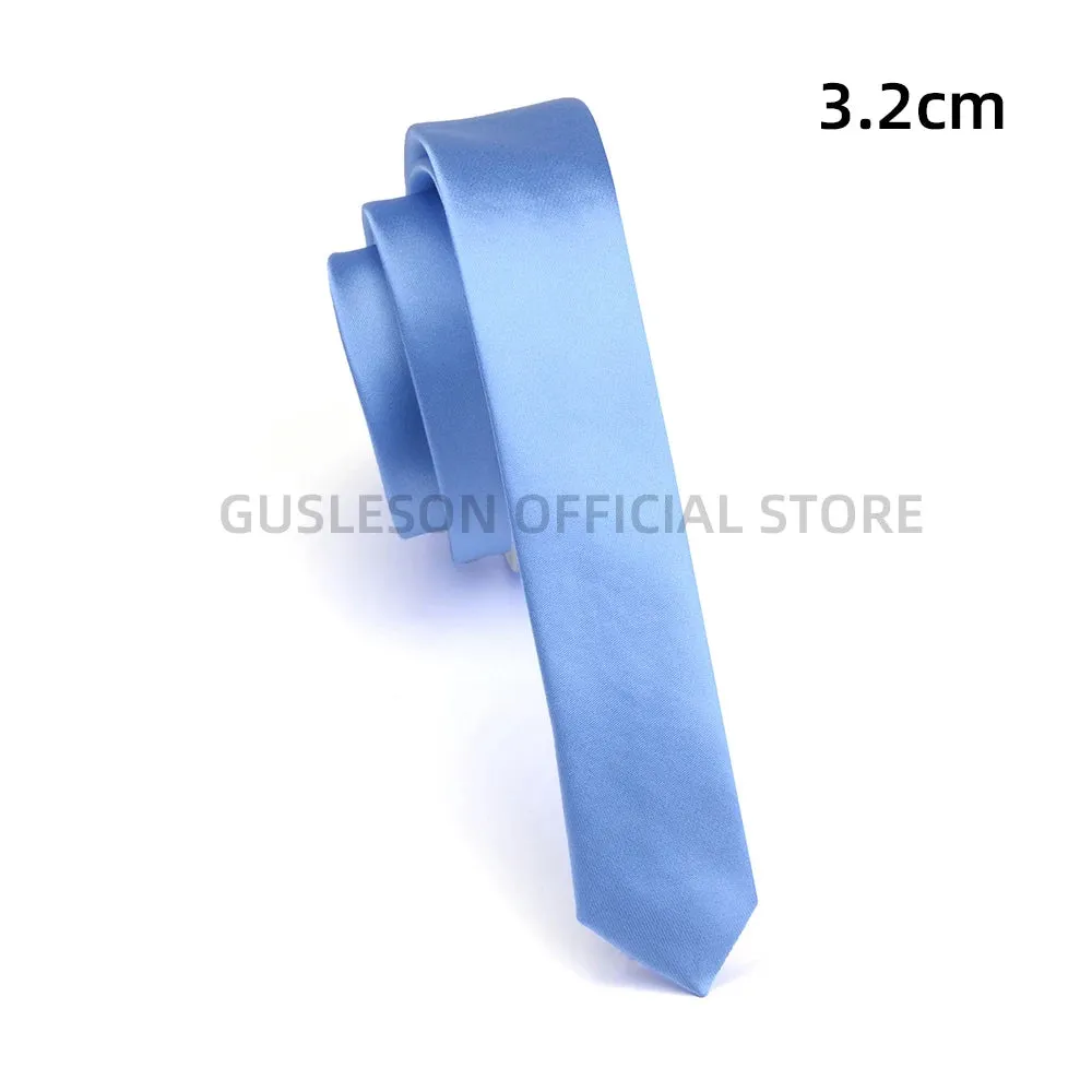 Super Slim Skinny Narrow Tie 3cm