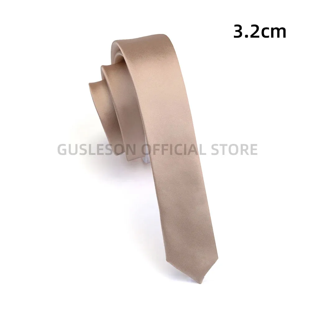 Super Slim Skinny Narrow Tie 3cm
