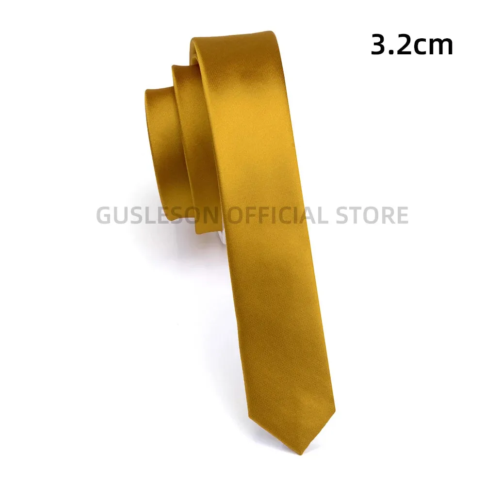 Super Slim Skinny Narrow Tie 3cm