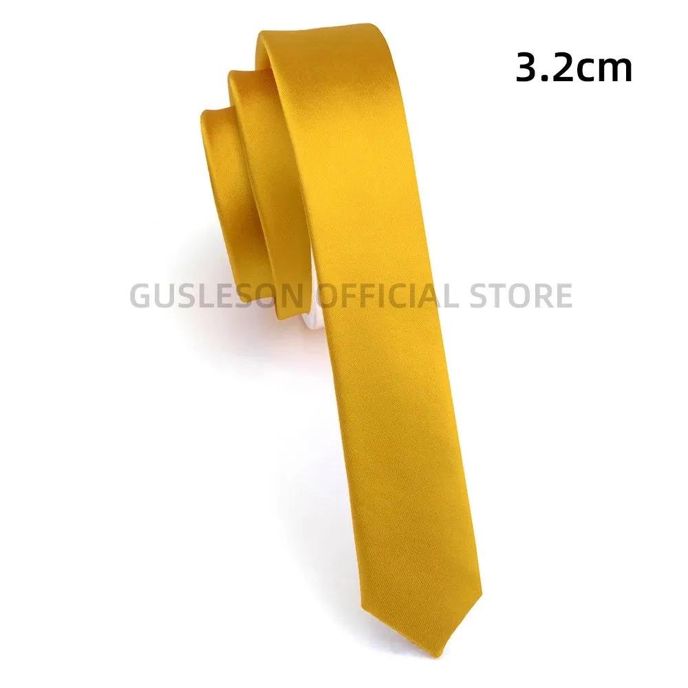 Super Slim Skinny Narrow Tie 3cm