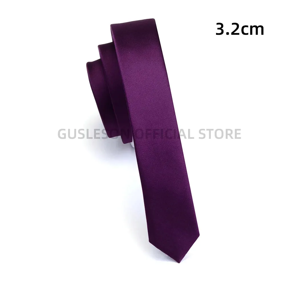 Super Slim Skinny Narrow Tie 3cm