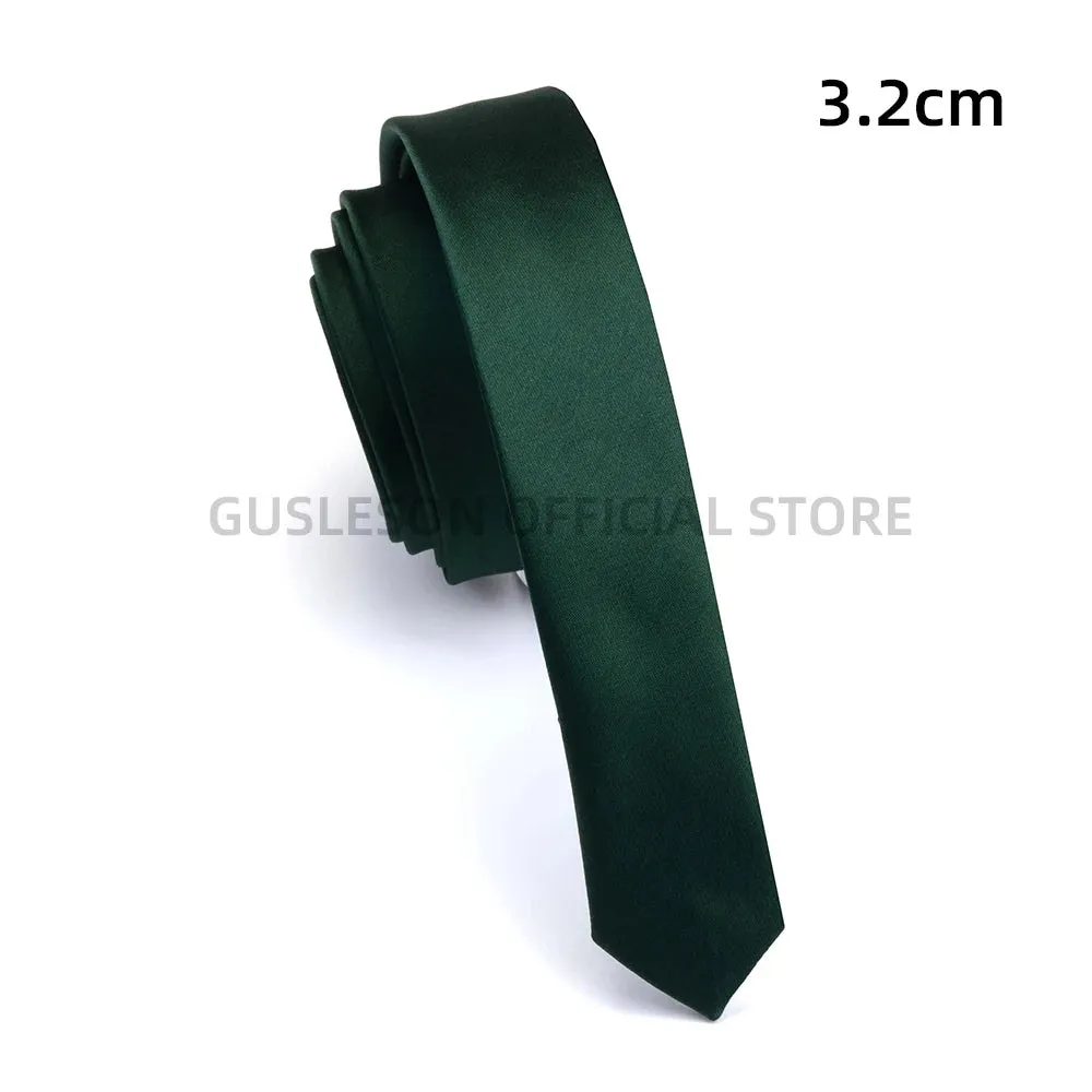 Super Slim Skinny Narrow Tie 3cm